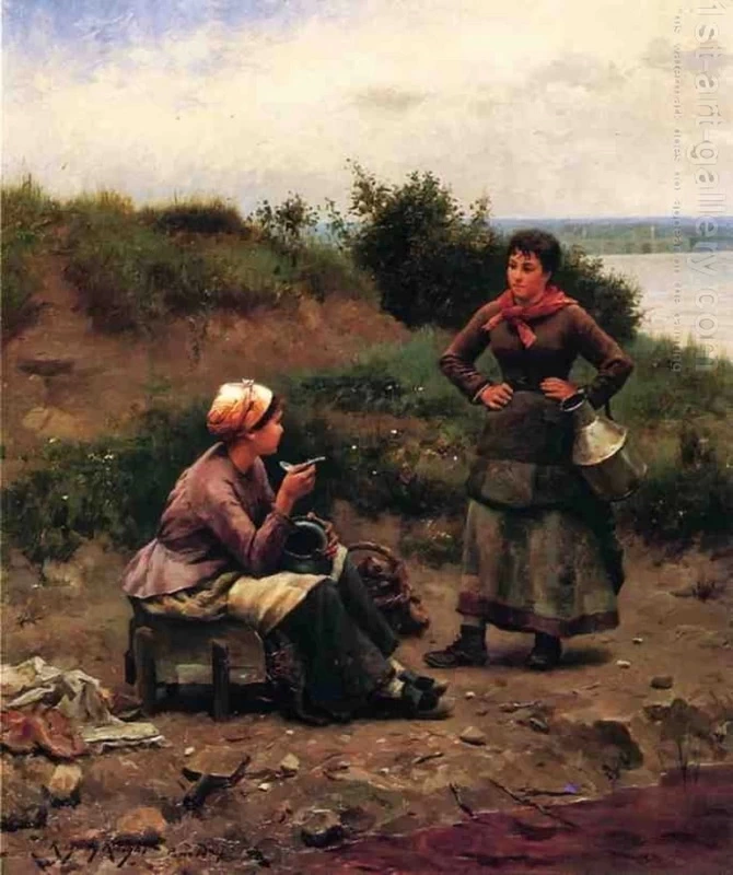 Una discussione tra due giovani donne